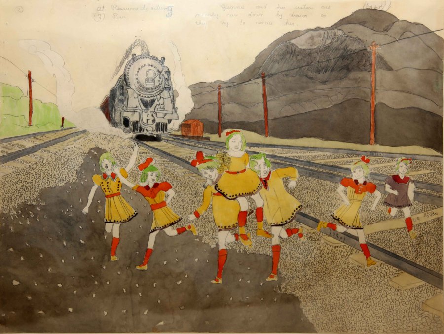 Henry Darger - Train